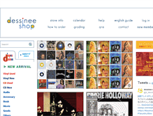 Tablet Screenshot of dessineeshop.com